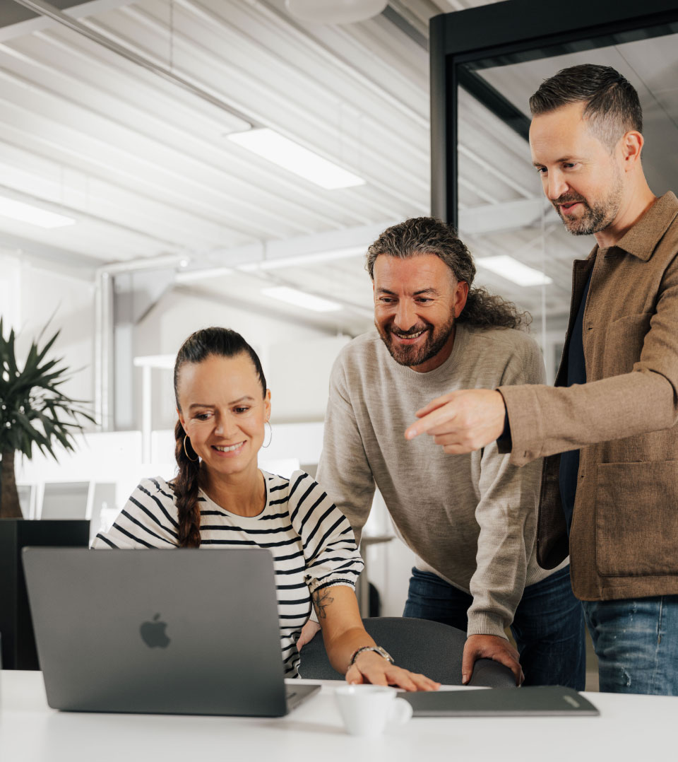 Im Gespräch mit den Kollegen